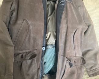 Mens Rainforest Shearling Car Length Coat size medium $100