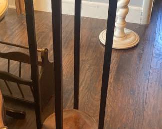 Older pedestal with bottom shelf