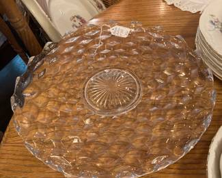 American Fostoria 14” torte