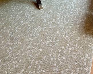 Bound Area Rug (leaf/vine) Design - 10'2" x 14'2"