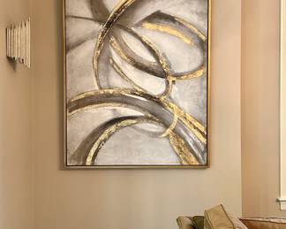 Abstract Oil on Canvas