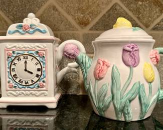 (2) Whimsical Teapots