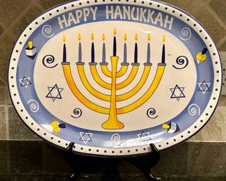Happy Hanukkah Platter