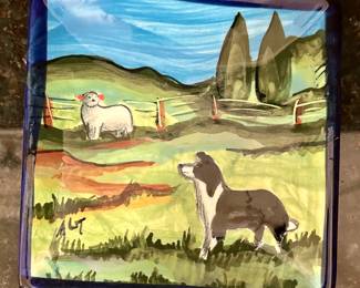 Hand Painted Plate, New Zealand