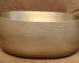Crate & Barrel Hammered Bowl