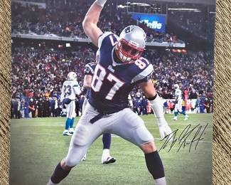 Stretched Canvas Rob Gronkowski Photograph