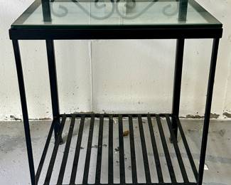 Wrought Iron Side Table
