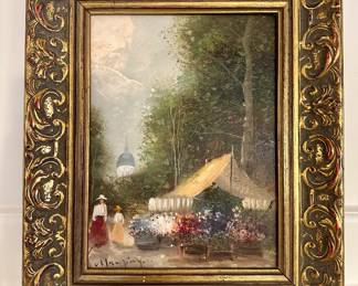 Oil on Canvas, Signed