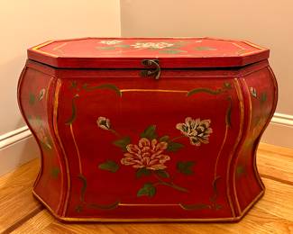 Hand Painted Decorative Storage Box
