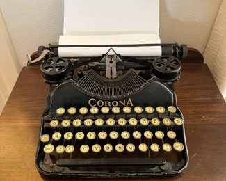 antique Cornona typewriter