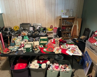 various Christmas decor