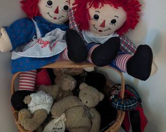 Vintage Raggedy Ann and Andy