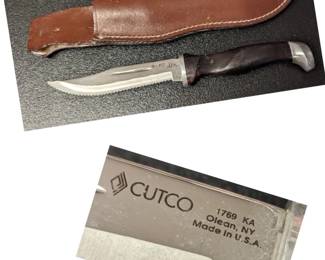 Vintage Cutco 1769 KA Serrated Hunting Knife