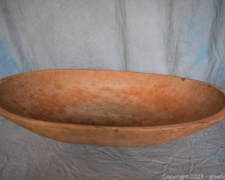 Primitive Wooden Dough Bowl