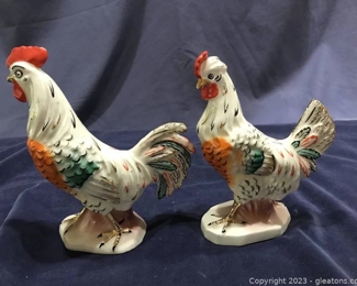 Stunning Classy Chickens Made In Czechoslovakia