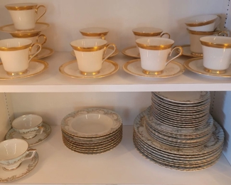 Lenox Aristocrat Cups & Saucers and Limoges China Set