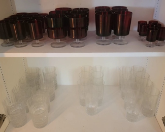 Ruby Red Salviati French Venetion Stemware