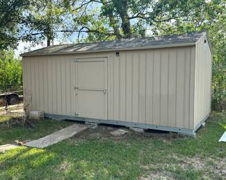 10’x20’ storage shed. Less than a year old.