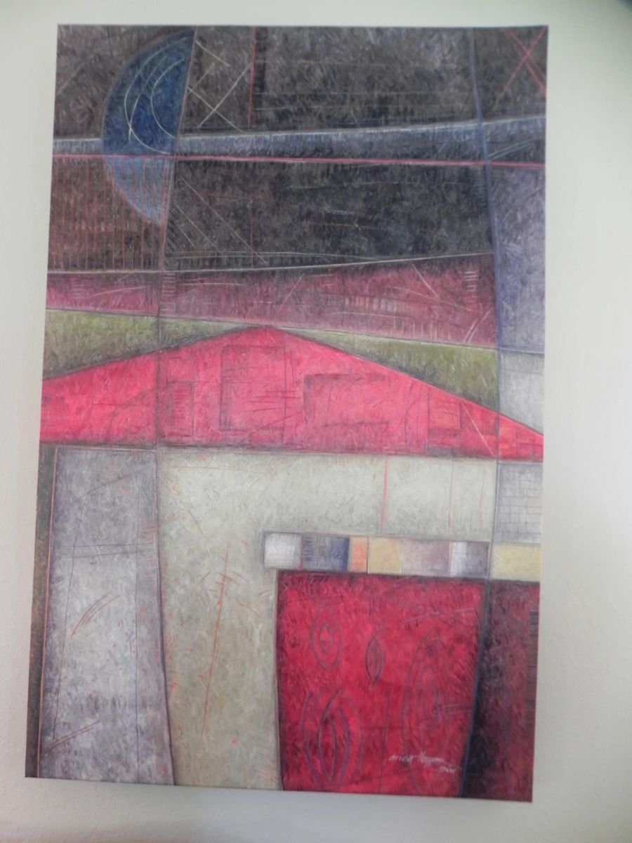 Large Mixed Media Signed
