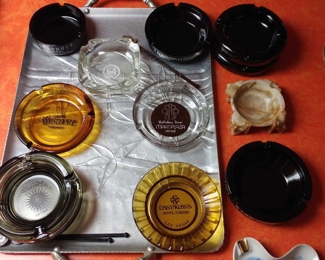 Vintage Ashtrays, Advertising