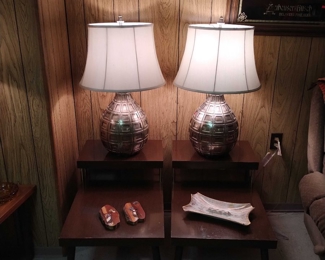 A Pair of Retro Style Lamps