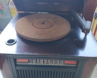 Vintage Kildcycles Turntable/Radio , Police