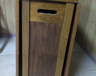 MCM Drop Leaf Danish Storage Table with Chairs, Tambar Style