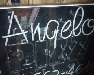 Angelo's Pizza Light Up Sign