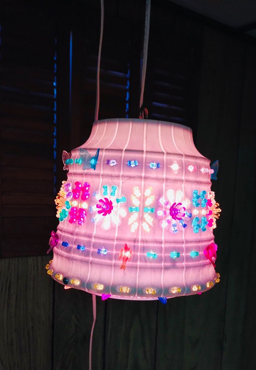  Vintage Lawnware Swag Style Lamp , Lite Bright Style 