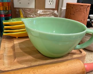 Fire King Jadite batter bowl 