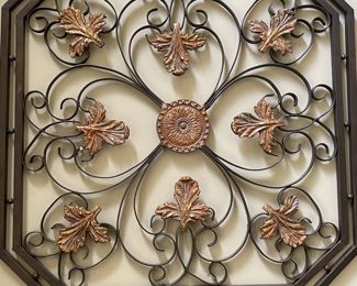 Metal wall hanging