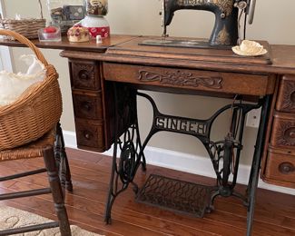 Antique Singer sewing machine
