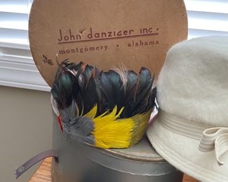 Vintage hat boxes 