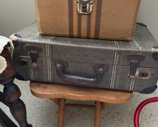 Vintage suit cases