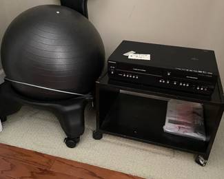 Balance ball chair, VHS