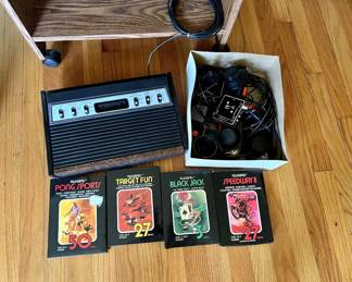 Atari 2600 Sears Tele-Games Console, Controllers, & Games