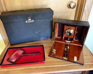 Antique Century Camera w/ Plate Holders & Case