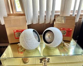 Pair of Vintage Steber Orblites