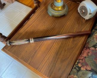 Antique Custom Police Night Stick - belonged to owners grandfather who was a Chicago police officer in the early 20th century. Super cool!