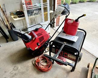 Honda Snowblower; Generator