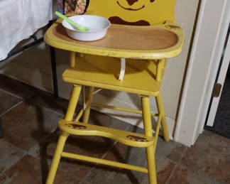 Vintage high chair