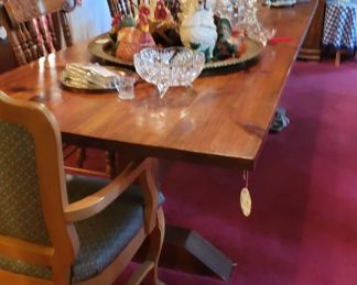 Massive dining table custom made