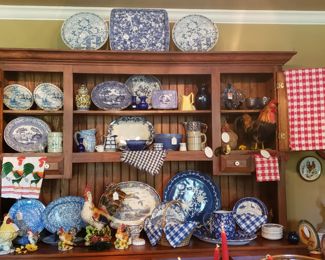 Massive custom made pine hutch