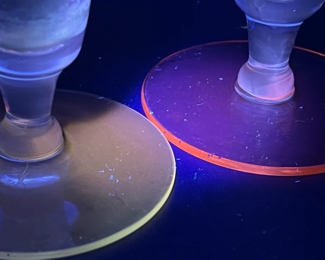 (2) Barware Glowing UV Reactive
