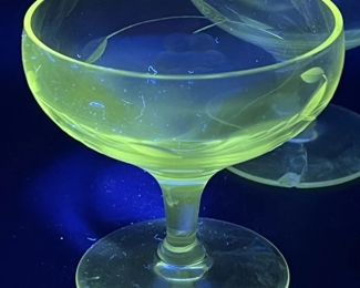 (3) Etched Stemware -UV Reactive
