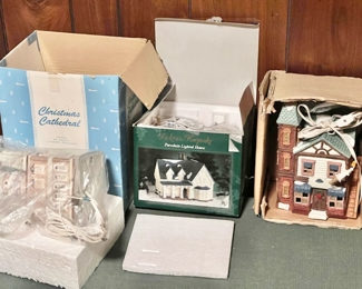 (3) Light-Up Christmas Incl. Dickens
