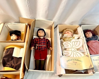 (4) NIB Dolls Incl Franklin Mint
