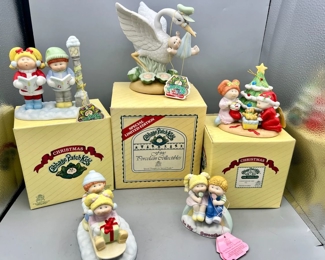 (5) Cabbage Patch Doll Kids Figurines