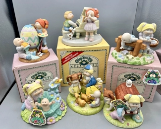 (6) Cabbage Patch Doll Kids Figurines
