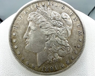 1891 Morgan Silver Dollar
